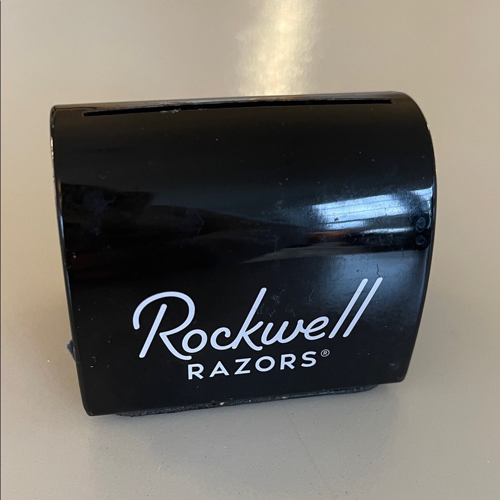 Rockwell Razors art deco Black Razor Blade holder mens shave